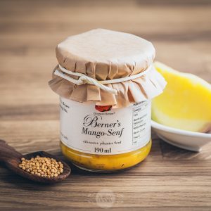 Glas Berner Gourmet Mango-Senf