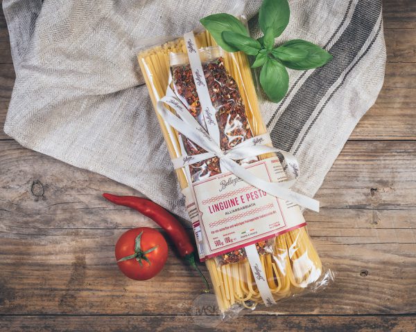 Packung Bellezini Linguine e Pesto all Arrabiata