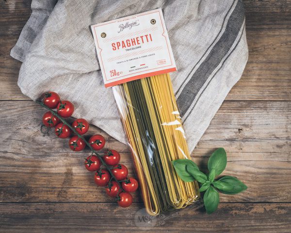 Packung Bellezini Spaghetti tricolore