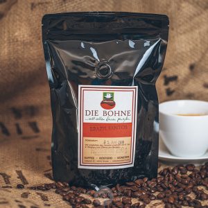 Packung Die Bohne Kaffee Brazil Santos