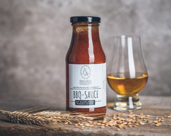 260 ml Flasche Königskind BBQ-Sauce mit Whisky