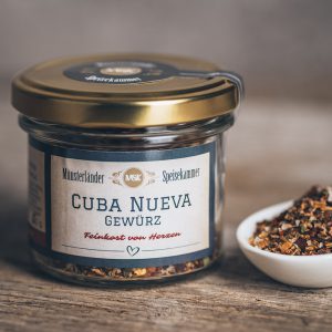 50 Gramm Glas Cuba Nueva Gewürz von der Münsterländer Speisekammer