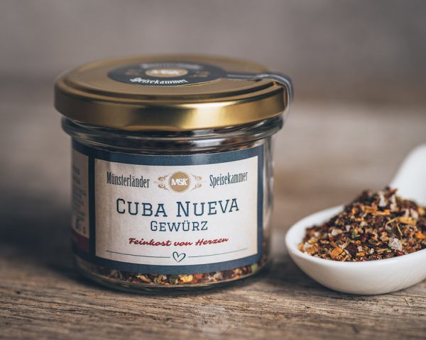 50 Gramm Glas Cuba Nueva Gewürz von der Münsterländer Speisekammer