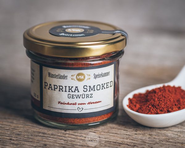 Glas Paprika smoked Gewürz von der Münsterländer Speisekammer