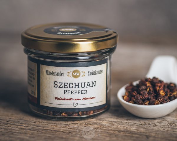 20 Gramm Glas Szechuan-Pfeffer von der Münsterländer Speisekammer