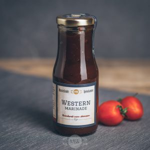 Flasche Western Marinade von der Münsterländer Speisekammer