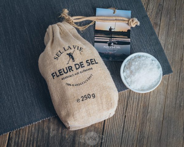 250 Gramm Packung Sel la Vie Fleur de Sel Meersalz