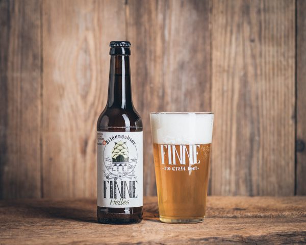 Flasche Finne Bio Craft Beer Helles Münsterländer Speisekammer