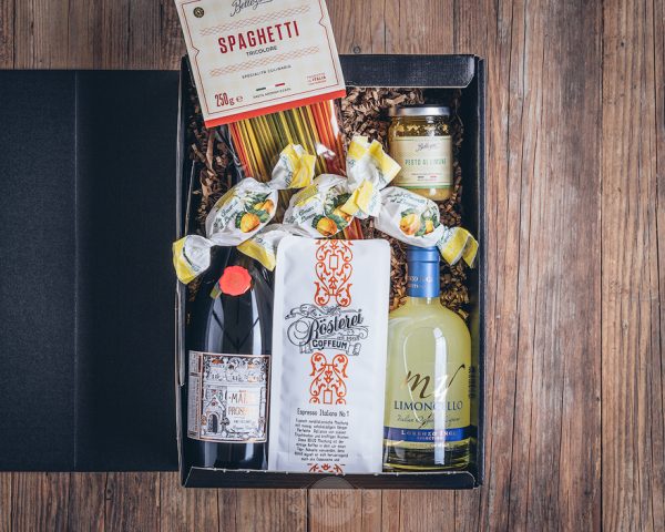 Präsentkorb Limoncello Box von der Münsterländer Speisekammer