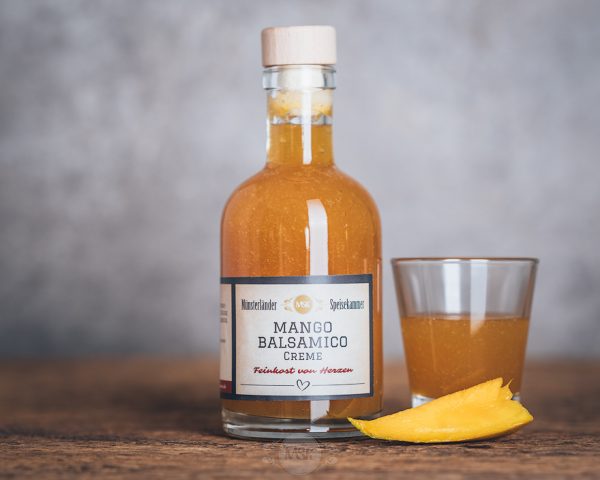 Flasche Mango-Balsamico von der Münsterländer Speisekammer