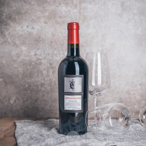 Flasche Rotwein Conte di Campiano Appassimento