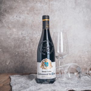 Flasche Rotwein Joseph Castan Châteauneuf du Pape AOC