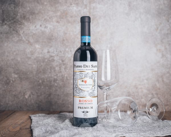 Flasche Rotwein Loggia dei Sani Passo dei Sani Premium Rosso