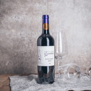 Flasche Rotwein Château Saint Jean D`Aumiéres Les Collines Merlot