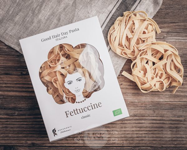 Packung Greenomic Good Hair Day Pasta Fettuccine classic