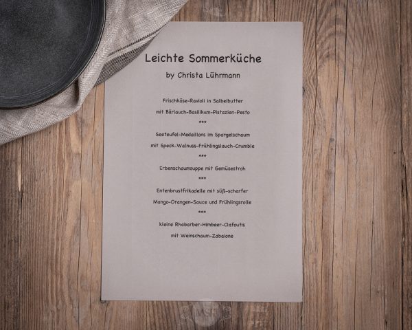 Kochkurs leichte Sommerküche Münsterländer Speisekammer