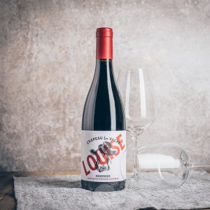 Flasche Rotwein Chapeau La Vache Louise